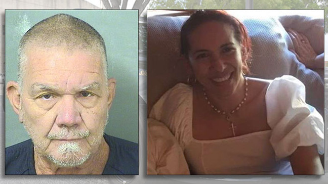 Boynton Beach Police arrested Roberto Colon, 66, on a charge of premeditated first-degree murder for the killing of Mary Stella Gomez Mulett, 45.